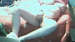 Super busty mature Latina housewife masturbates for me on webcam