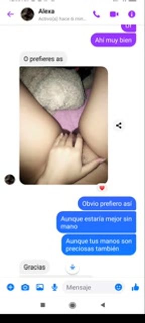 Mi friend sends me her pack and milks me