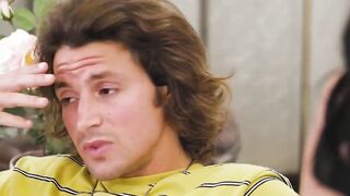 Protective gigantic melons stepsister Lily Lane helps guy out