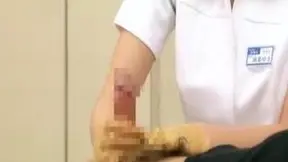 Sexy Nurse Secret Technique to Collect Sperm Sample