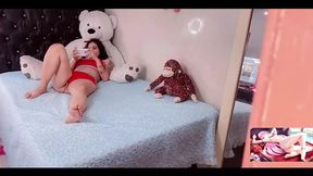 Horny Latina Rides Like a Whore on a Huge Cock