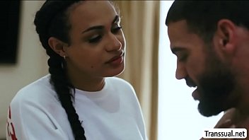 TS Eva Maxim rides her Stepdads bigcock