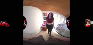 VRLatina.com - Tattooed Purple Haired Fun in VR