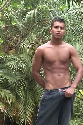 Exclusive video Bareback: Sexy latino boy joins two gays for a threesome fuck