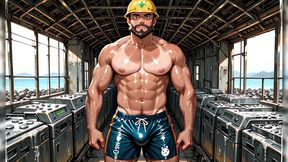 Ai Characters with Muscles Shirtless