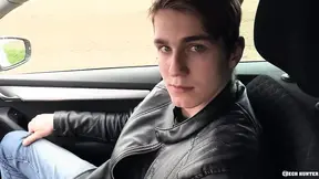 He Is Driving Around When He Sees A Good Looking Guy Walking Who Looks Like He Will Suck His Dick For Money - BIGSTR