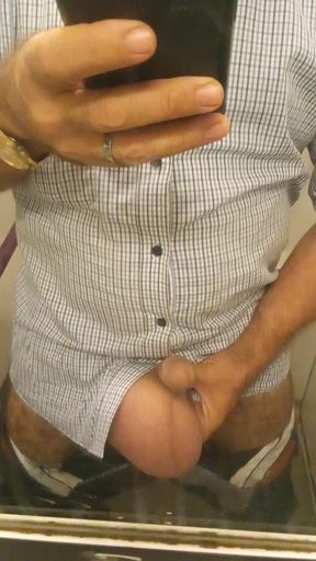 Strange masturbation on the train