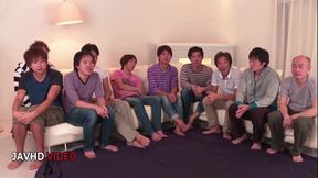 Mihono's Wild Asian Gangbang Blowjob Extravaganza