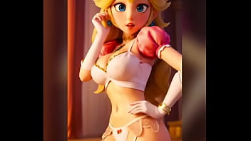 Super Mario Kart World (H-Game) ENF CMNF MMD: Princess Peach dances in lingerie showing off her huge tits and pussy | bit.ly/44v8E1h