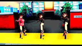 Cyborg Girls Dance Seductively in Anime Music Video