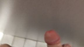 Horny at work and in the toilet squirted on the wall