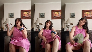 mature milf flirts with stepson's friend