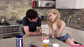 ”Dirty minded Stepsis Lola Fae seducing horny step bro”