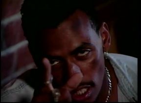 Huge black cock in mouth in pussy in ass