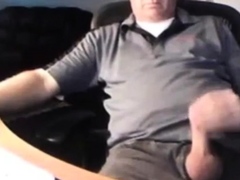 Handsome dad exposing his penis