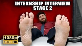 KingMarti: Internship Interview Stage 2 FHD Foot Worship