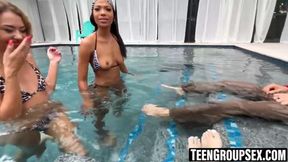 Nicky Rebel's intense pounding of three sizzling twats