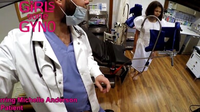 Michelle Anderson and Latinas share intimate behind-the-scenes moments in a medical clinic