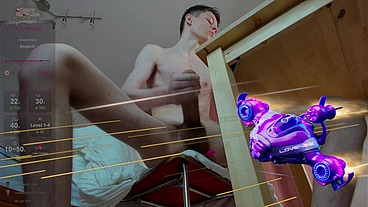 The soft cock gets hard and long and floods your face with hot cum