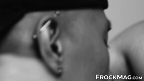 Erotic assfucking & meat sucking by muscular buddies Devin Franco & Caged J