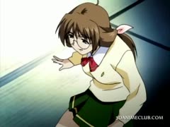 Teen anime girl becomes a sex slave wrapped in tentacles