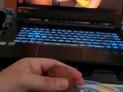 Whiteboy Jerking Tiny Limp Dick to BBC