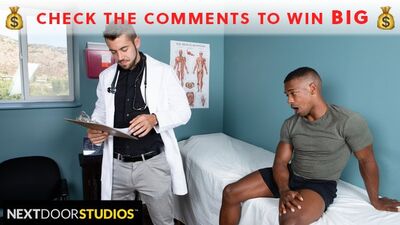 Perverted Dante Colle is nailing his black patient's juicy ass