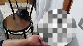 BBW SIZE 37 FOOT FUCK MY SLAVE'S THROAT UP TO HER HEEL, ALL FOOT IN HIS MOUTH