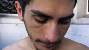 LatinLeche: Nervous friend threesome in the street