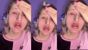 Pumps a Plug Pout Bimbo Transformation for Lip Obsession Clip by Findom Goaldigger