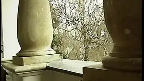 Vintage blonde stunner sucks and rides huge shaft in classic style