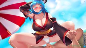 [Gameplay] Live Waifu Wallpaper - Part 56 - Neko Girl In Kimono Sex By LoveSkySan