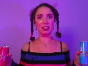 Blueberry inflation - Soda mix - turning violet - Halloween - Inflation