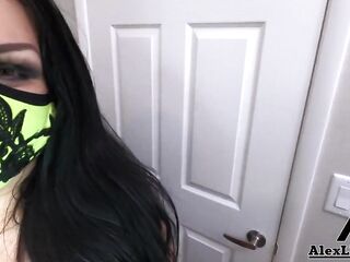 Brunette Hair With Giant Boobs Blows & Tit Screws Her Landlord To Pay Rent During Pandemic!