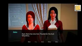 Redheaded Teen Teases Stepmom StepDad in Hot Homemade Hentai Fantasy