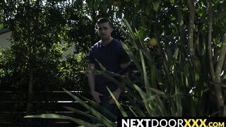 NextDoorXXX.com - Muscular jock barebacks his hot neighbor next door