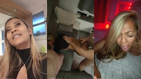 trio hhf , 55 min de porn hard , une baise devant mon mari cocu , squirt non ...