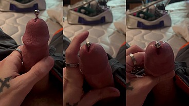Cock Sounding With Extreme PreCUM