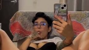 Member Video @SofiaReyess @Female Masturbation & #Brunette #Tattoo #Glasses #Solo #Teen #Latina hd gratis nsfw | Tik.Porn