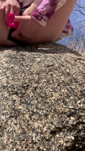 Hot 18 year old - Pee Desperation feels so good she squirts after