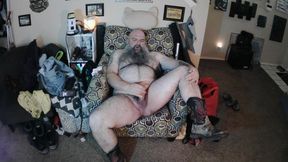 Furry Bear Monk3yming0 with My Thick Legs Spread