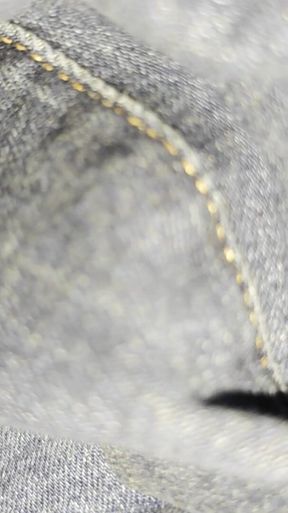 Cock in Levi's 501 Jeans Pocket