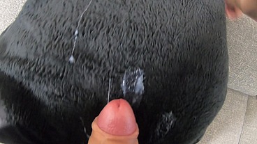 MilfyCalla- A Lot Of Cum On my old Black Fur DownJacket