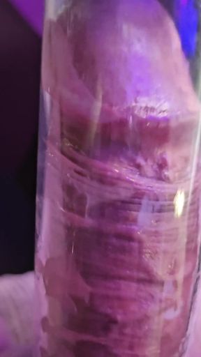 Mr Thick Dick 01: Milking Machine on an 8 inch thick uncut cock   Clip 2