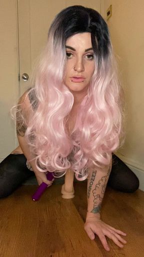 Eevee Trys Fucking Her New 8 Inch Cock