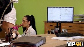 VIP4K Stranger&comma; who works in the loan office&comma; girl for sex