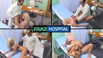 Blonde Patient Cheats with Doctor During Steamy Hospital Exam