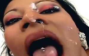 Brunette latina banged by pov