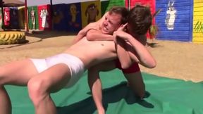 Exotic Porn Clip Homosexual Wrestling Youve Seen