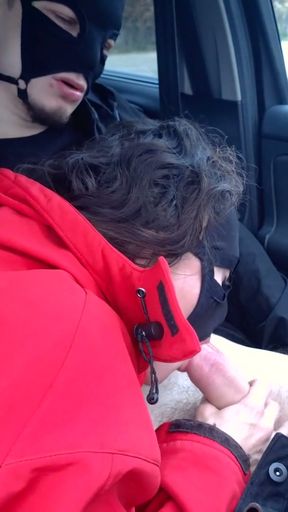 Roman gets a deep blowjob from Sinea in the car! (Exclusive Oral Day Preview)   Clip 1